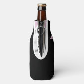 BRIDE Pink Wedding Brautparty mein Trauzeuge Flaschenkühler (Flasche Rückseite)
