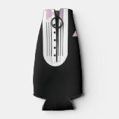 BRIDE Pink Wedding Brautparty mein Trauzeuge Flaschenkühler (Rückseite)