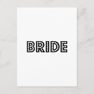 Bride Postkarte