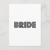 Bride Postkarte (Vorderseite)