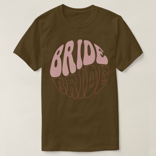 Bride Retro Junggeselinnen-Abschied Funny Wedding T-Shirt (Design vorne)