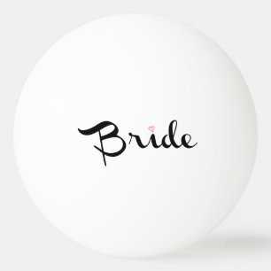 Bride Retro Script Tischtennisball