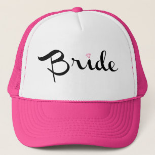 Bride Retro Script Truckerkappe