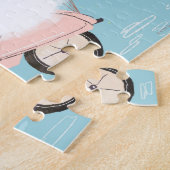 Bride Ride a Scooter Puzzle (Seite)