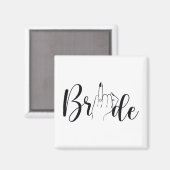 Bride Ring Finger Wedding Magnet (Vorderseite/Rückseite)