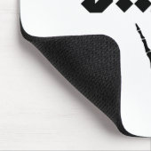Bride Rock'n'Roll Skeleton Hand Halloween Bachelor Mousepad (Ecke)