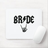 Bride Rock'n'Roll Skeleton Hand Halloween Bachelor Mousepad (Mit Mouse)