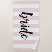 Bride | Roststreifen Strandtuch (Vorderseite)