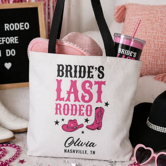 Bride’s Last Rodeo Western Bachelorette Party   Tasche