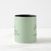 Bride Sage Wilde Blume Doodles Tasse (Zentrum)