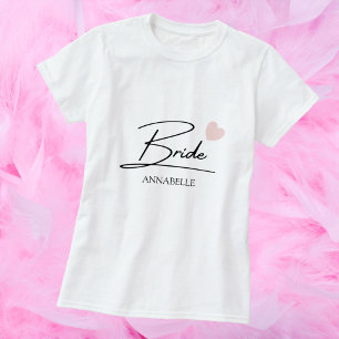Bride Script Individuelle Name T-Shirt