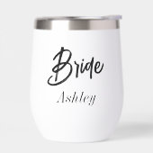 Bride Script Schwarz-weiß Wedding (Links)