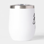 Bride Script Schwarz-weiß Wedding (Vorderseite)