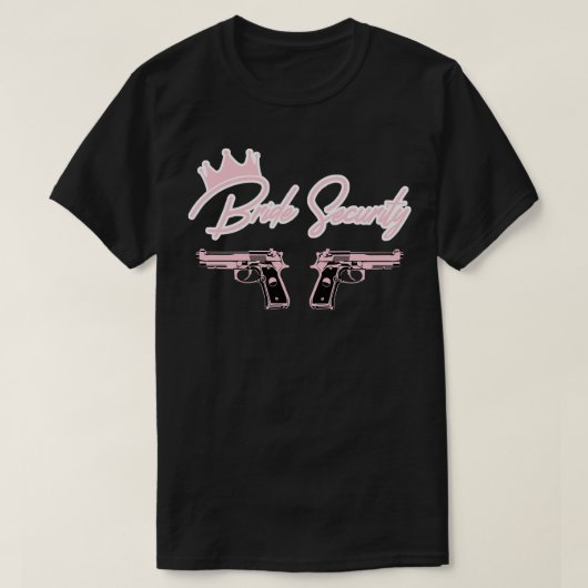 Bride Security Bride Watcher JGA Girls Abend 1 T-Shirt (Design vorne)