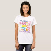 Bride Sentiments Wedding T-Shirt (Vorne ganz)
