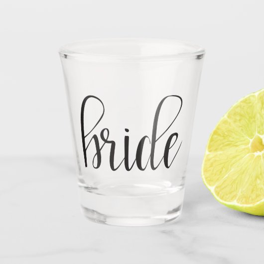 Bride Shot Glass | Junggeselinnen-Abschied Schnapsglas (Vorderseite)