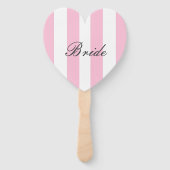 BRIDE SIGN, BRAUTPARTY FÄCHER (Vorderseite)
