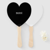 BRIDE SIGN, BRAUTPARTY FÄCHER (Vorne und Hinten)