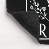 Bride Skeleton Gothic Halloween Verlobung Hochzeit Mousepad (Ecke)