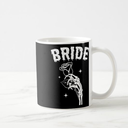 Bride Skeleton Hand Wedween Paare Matc Kaffeetasse (Rechts)