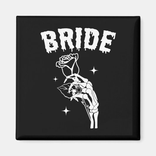 Bride Skeleton Hand Wedween Paare Matc Magnet (Vorne)