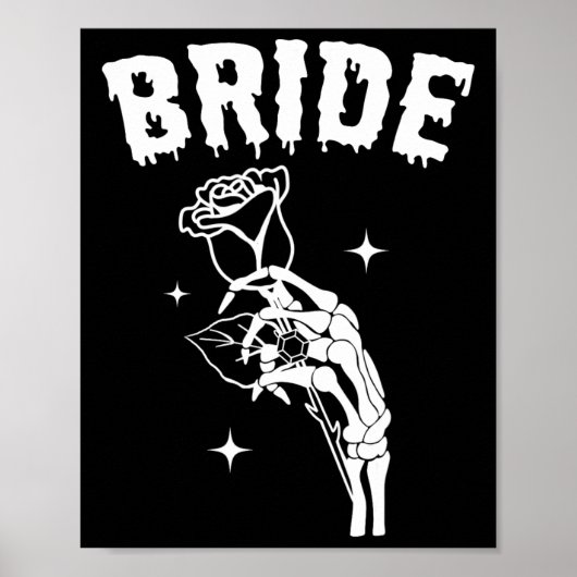 Bride Skeleton Hand Wedween Paare Matc Poster (Vorne)