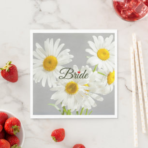 "Bride"-Skript für weiße und gelbe Milchsorten Serviette