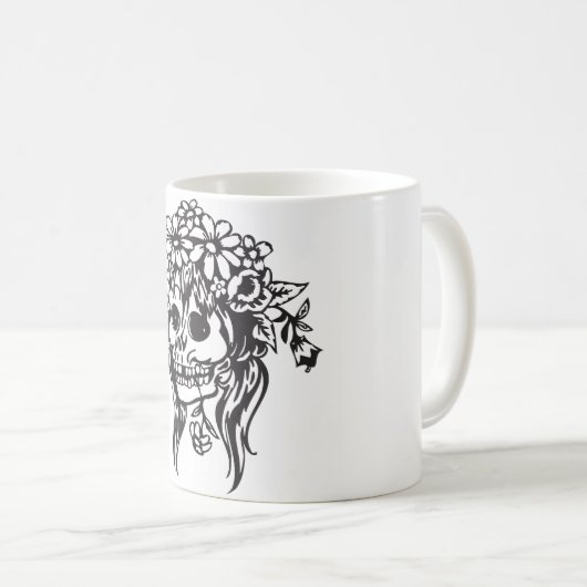 Bride Skull Kaffeetasse (VorderseiteRechts)