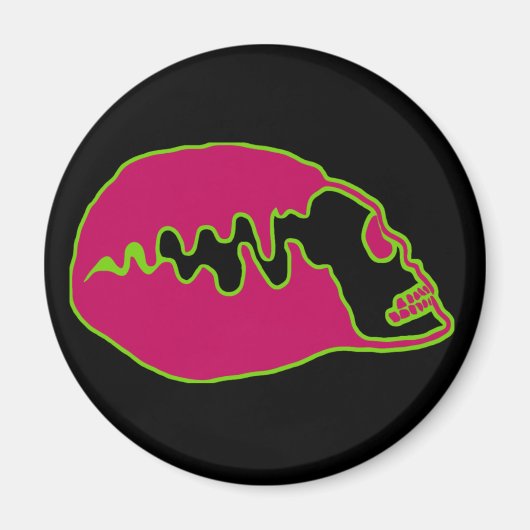 Bride Skull Magnet (Vorne)
