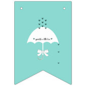 BRIDE Sprinkle Liebe Brautparty Party Wimpelkette (Zweite Fahne)