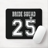Bride Squad 2025 Brautparty Bachelorette Team Gr Mousepad (Mit Mouse)