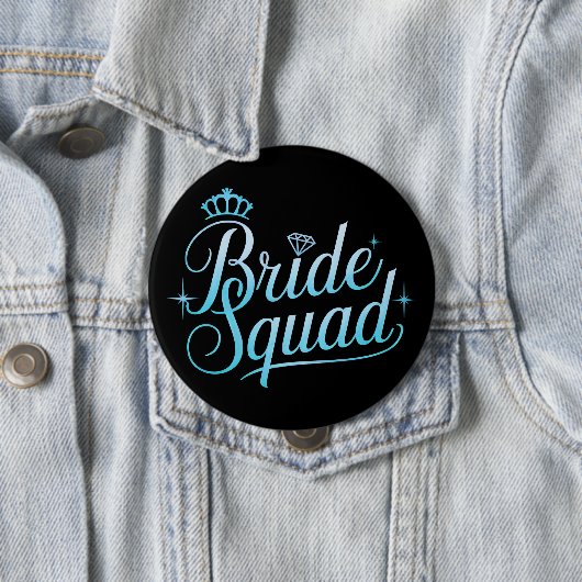 Bride Squad Bachelorette Bridesmaid Button (Beispiel)