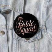 Bride Squad Bachelorette Bridesmaid Button (Beispiel)