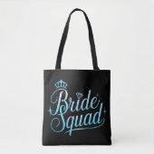 Bride Squad Bachelorette Bridesmaid Tasche (Vorderseite)