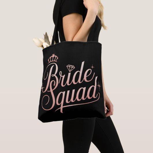 Bride Squad Bachelorette Bridesmaid Tasche (Von Nahem)