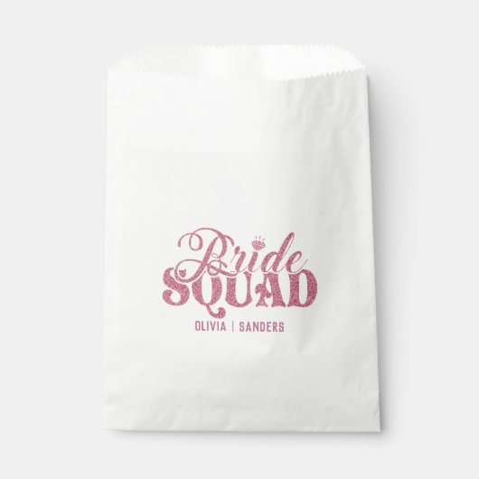Bride Squad Bachelorette party Geschenktütchen (Vorderseite)