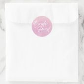 Bride Squad Bachelorette Runder Aufkleber (Tasche)