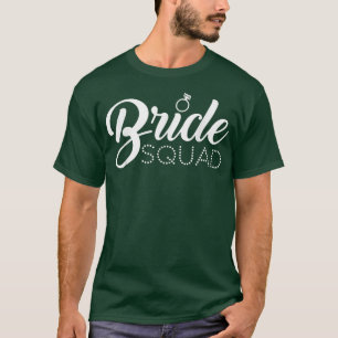 Bride Squad Bachelorette Wedding Party T-Shirt