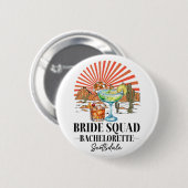 Bride Squad Bridesmaid Bride Scottsdale Bacheloret Button (Vorne & Hinten)
