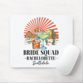 Bride Squad Bridesmaid Bride Scottsdale Bacheloret Mousepad (Mit Mouse)