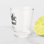 Bride Squad Bridesmaid Gastgeschenk Hochzeit Schnapsglas (Rechts)