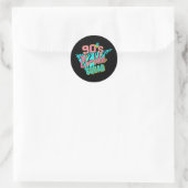 Bride Squad Bridesmaid Retro Matching Bachelor der Runder Aufkleber (Tasche)