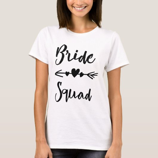 Bride Squad Bridesmaier Brautparty Shirts (Vorderseite)