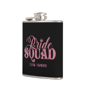 Bride Squad Bright Pink Flachmann (Links)