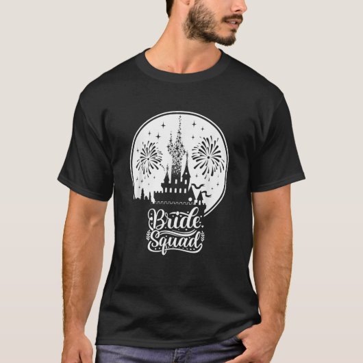 Bride Squad Castad Junggeselinnen-Abschied Wedding T-Shirt (Vorderseite)
