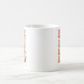 Bride Squad Groovy Theme Brautparty Bachelorett Kaffeetasse (Mittel)