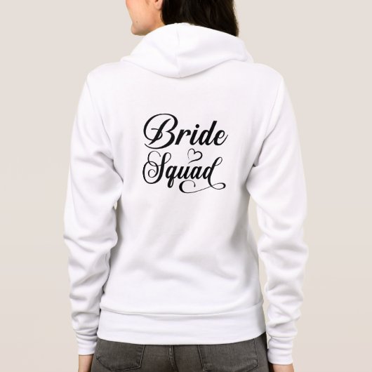 Bride Squad Hoodie (Rückseite)