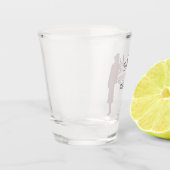 Bride Squad | Hot Pink Bachelorette Bridesmaid Schnapsglas (Links)