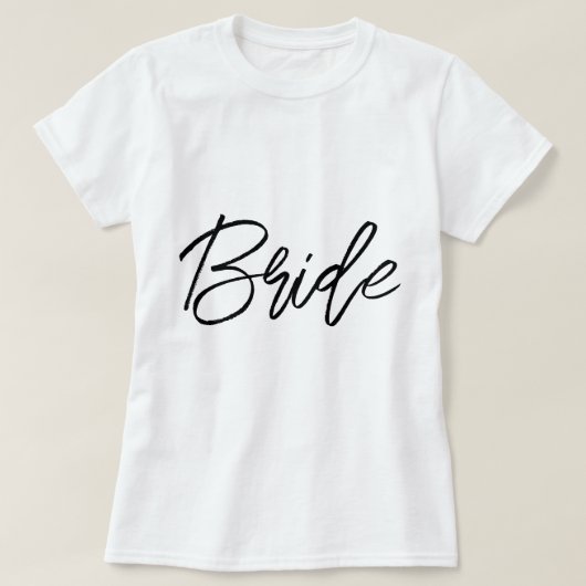 Bride Squad | Hot White Bachelorette Bride T-Shirt (Design vorne)