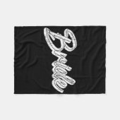 Bride Squad Junggeselinnen-Abschied Brautparty Bri Fleecedecke (Vorderseite (Horizontal))